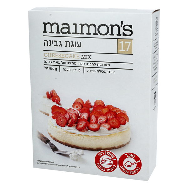 תערובת להכנת עוגת גבינה 500 גרם