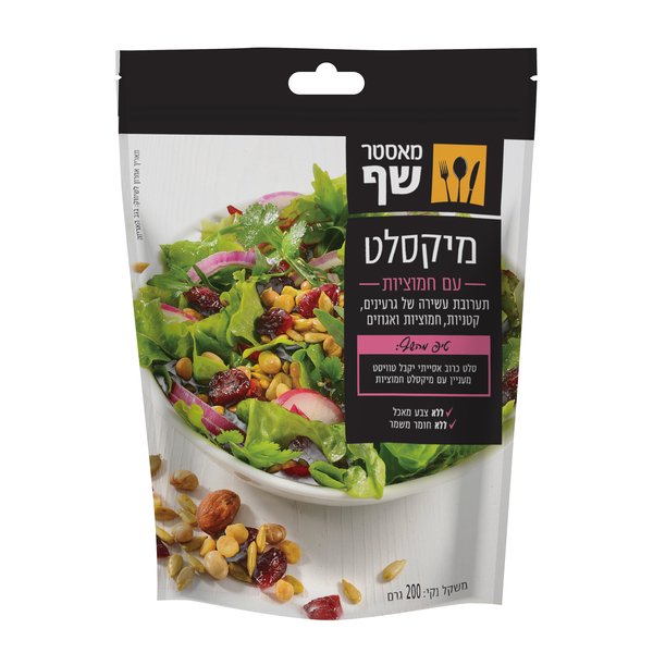 ערכים תזונתיים מאסטר שף מיקסלט עם ח