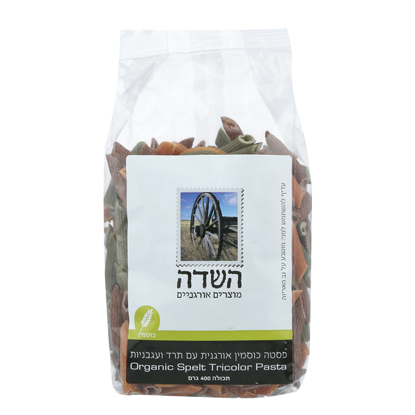 פסטה כוסמין טריקולור 400 גרם