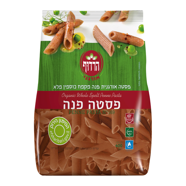 פנה אורגני 400 גר מקמח כוסמין מלא