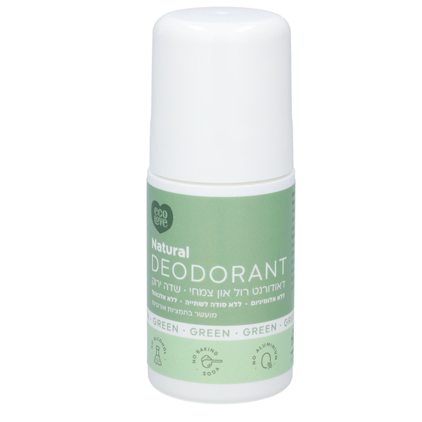 ECOLOVE דאודורנט צמחי שדה ירוק 50 מ"ל