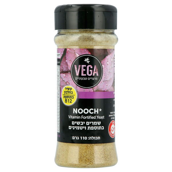 וגה, שמרים יבשים בתוספת ויטמינים - NOOCH, 110 גרם
