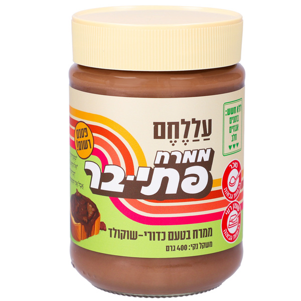 ממרח פתי בר עם קקאו עללחם 400 גרם