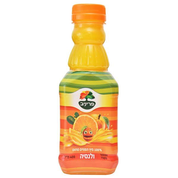 ערכים תזונתיים מיץ תפוזים ולנסיה פר