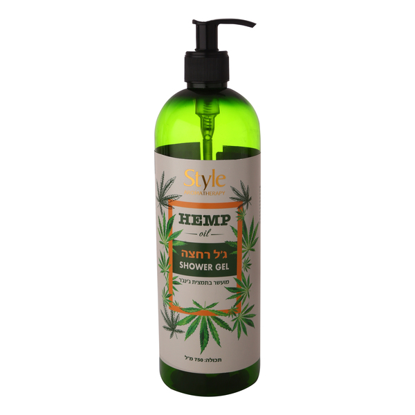 סטייל ג'ל רחצה HEMP מועשר בתמצית ג'ינג'ר 750 מל