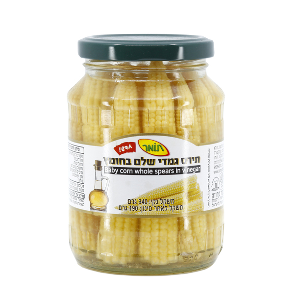 תירס גמדי שלם בחומץ