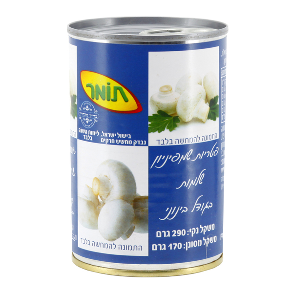 פטריות שמפיניון שלמות תומר 290 גרם X12