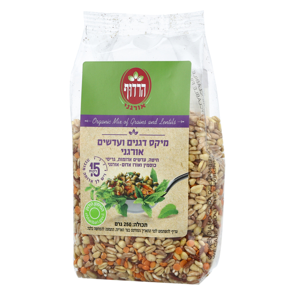 מיקס דגנים ועדשים או - מידע תזונתי