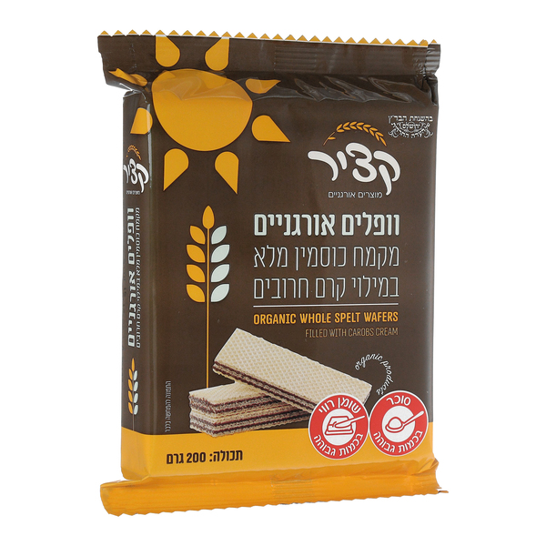 וופל כוסמין אורגני ק - מידע תזונתי
