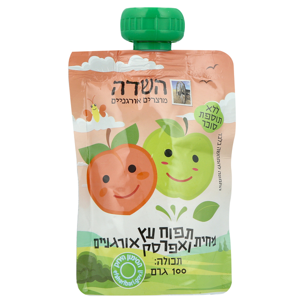 מחית תפוח עץ ואפרסק - מידע תזונתי
