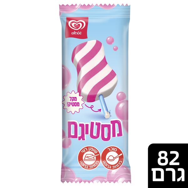מסטיגם גלידה בטעם וניל ומסטיק