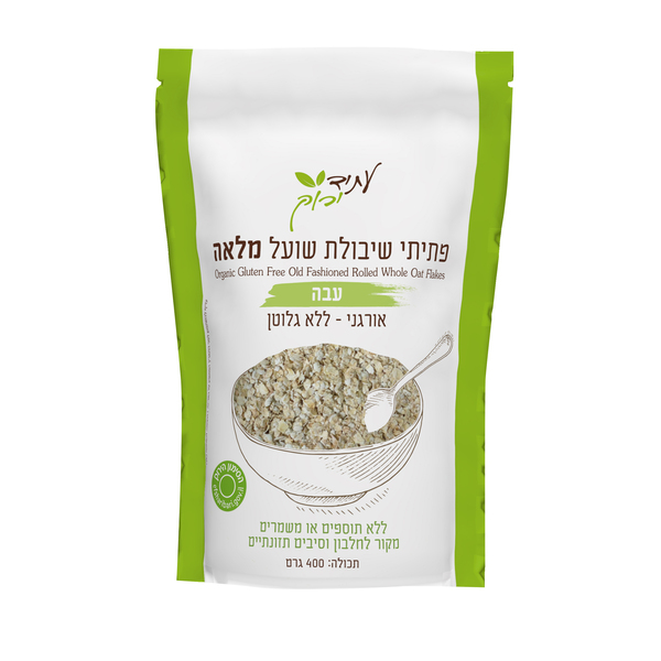 פתיתי ש.שועל עבה קוואקר אורגני 400 גרם