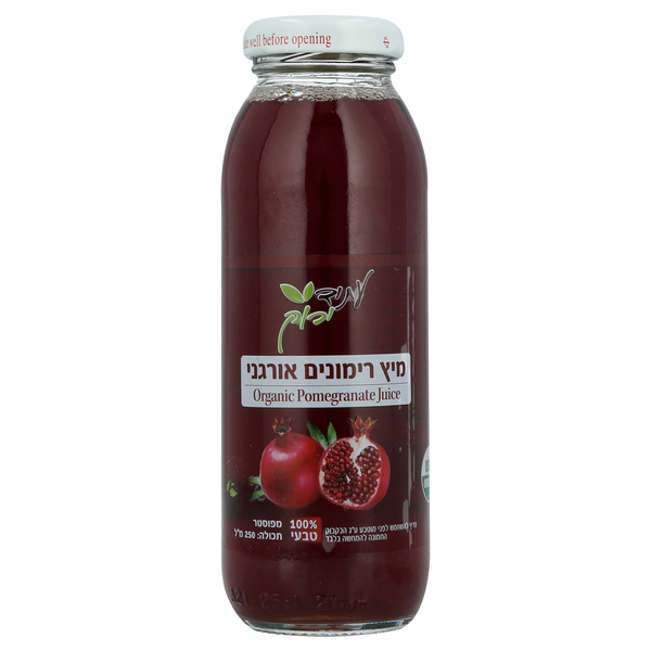 מיץ רימונים אורגני עתיד ירוק 250 מ"ל