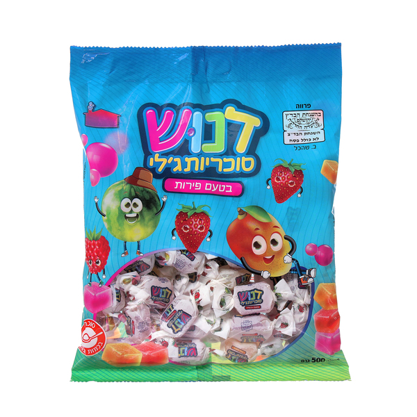 סוכריות דנוש גלי מיק - מידע תזונתי