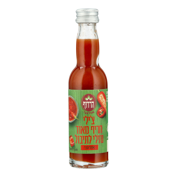 תבלין צילי חריף מאוד נוזלי אורגני 40 מ"ל