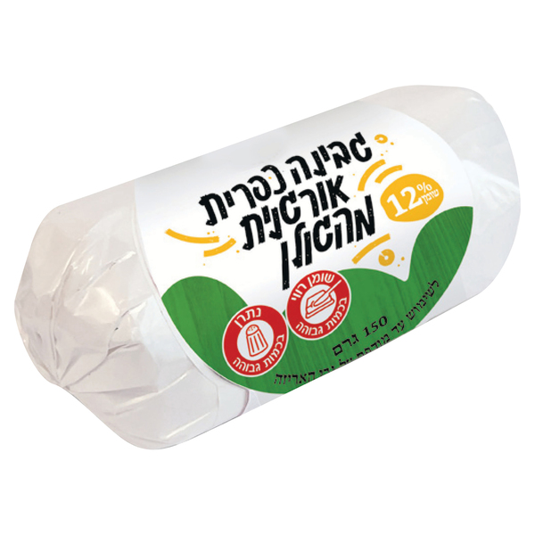 גבינה כפרית אורגנית 150 גרם