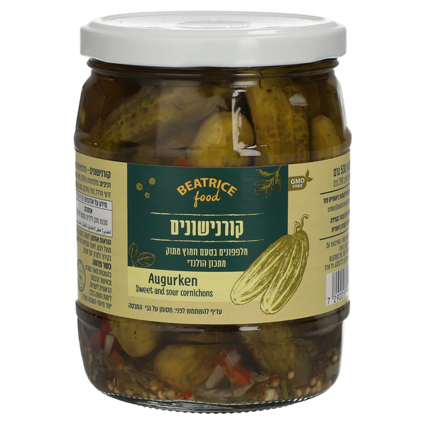 מלפפון קורנישון 530 גרם BF