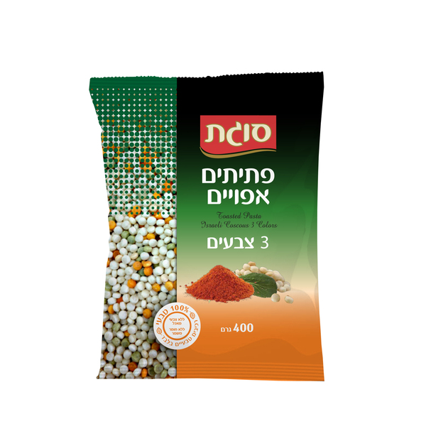 פתיתים אפויים 3 צבעי - מידע תזונתי