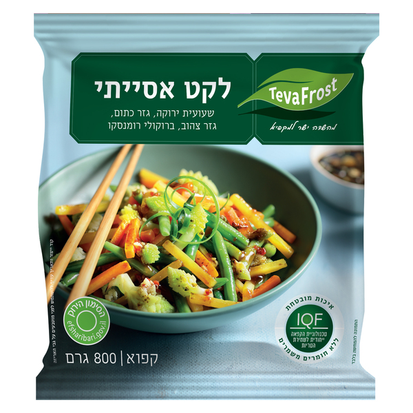 טבעפרוסט לקט בסגנון אסייתי 800 גרם