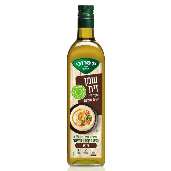 שמן זית כתית מעולה חמיצות 0.8%, 1 ליטר טעם חזק- 3