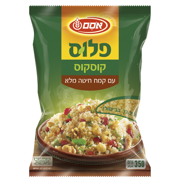 קוסקוס חיטה מלאה 350 - מידע תזונתי