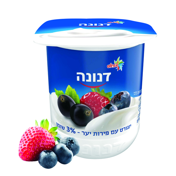 דנונה פירות יער 3%