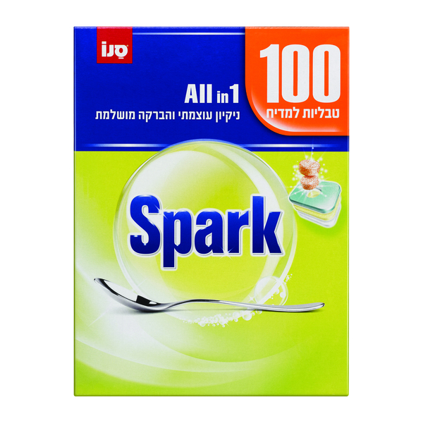 ספארק טבליות למדיח 100יח