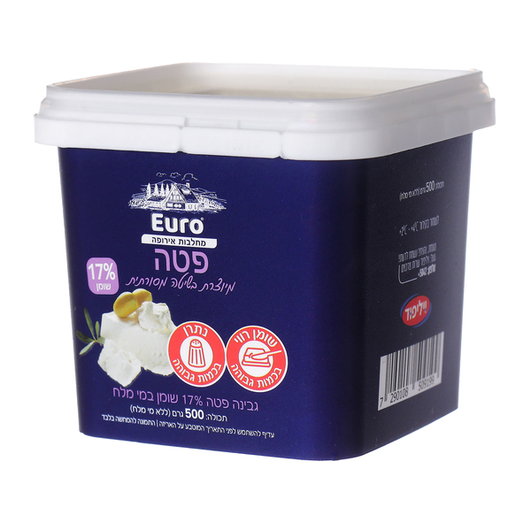 גבינת פטה 500 גרם 17% שומן