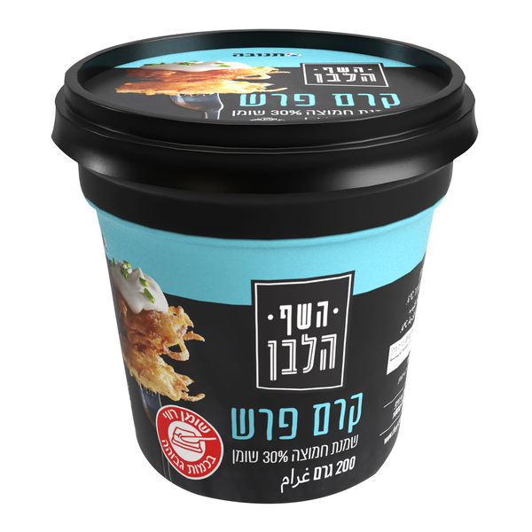תנובה השף הלבן קרם פרש 200 גרם
