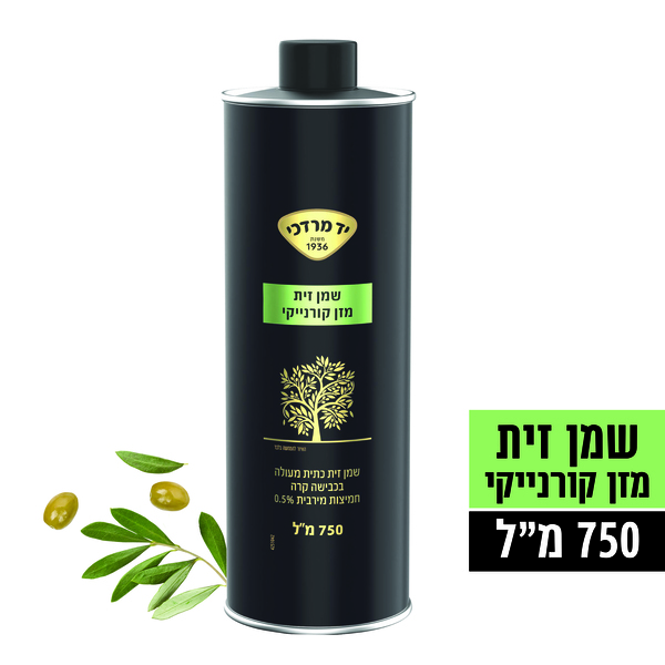 כשלפ שמן זית מזן קרנייקי 750 מ"ל