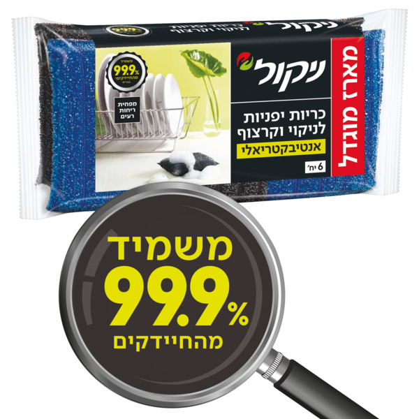 ניקול כריות יפניות אנטיבקטריאליות 6 יח'