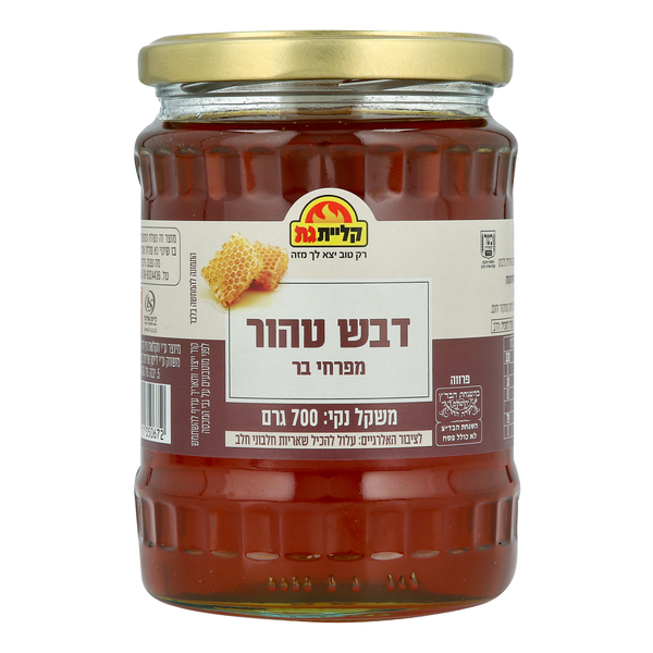דבש בצנצנת 700 גרם ק - מידע תזונתי