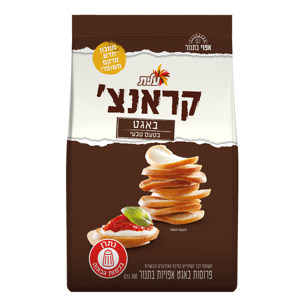 באגט קראנצ' בטעם טבעי 300 ג'