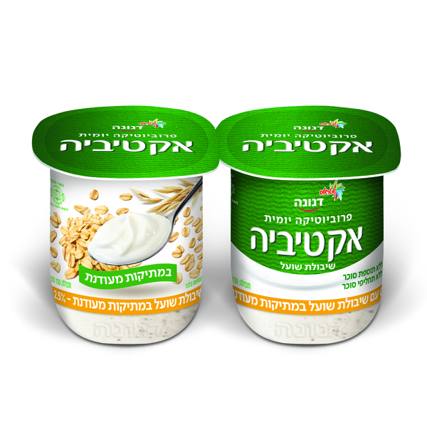 אקטיביה עם שיבולת שועל בטעם מתיקות מעודנת - 2.5% שומן