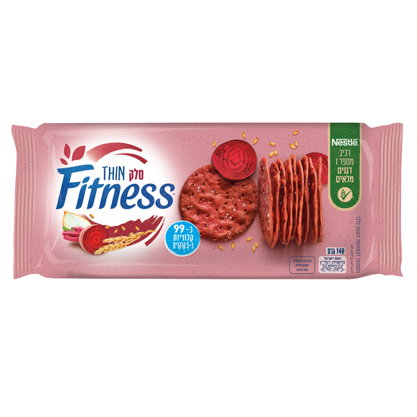 פיטנס קרקר THIN סלק 140 גרם