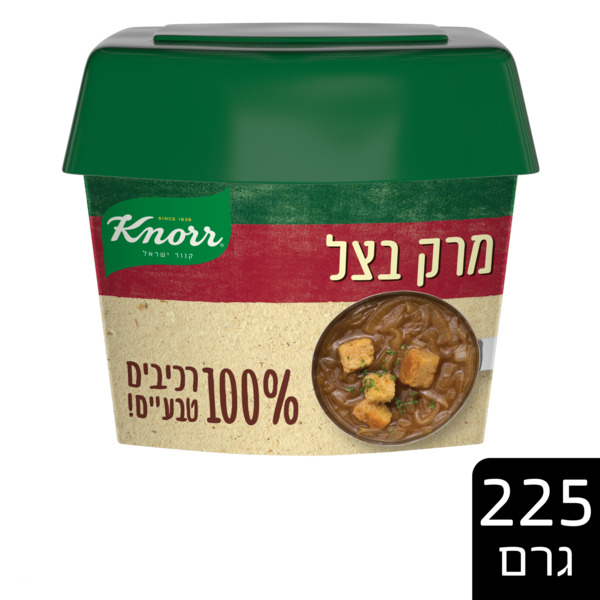 מרק בצל קנור 225 גרם - מידע תזונתי