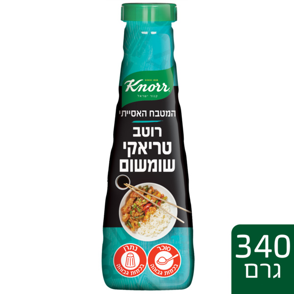 קנור רוטב טריאקי - מידע תזונתי