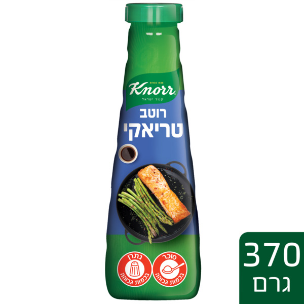 רוטב קנור טריאקי 370 - מידע תזונתי