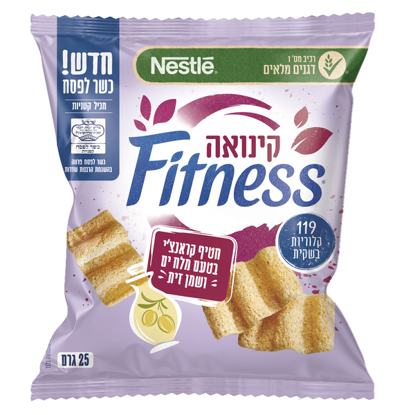 פיטנס ח.קינואה מלח ים ושמן זית כלפ24*25ג
