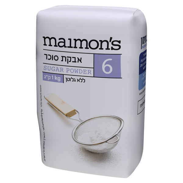 מימונס אבקת סוכר 1 ק - מידע תזונתי