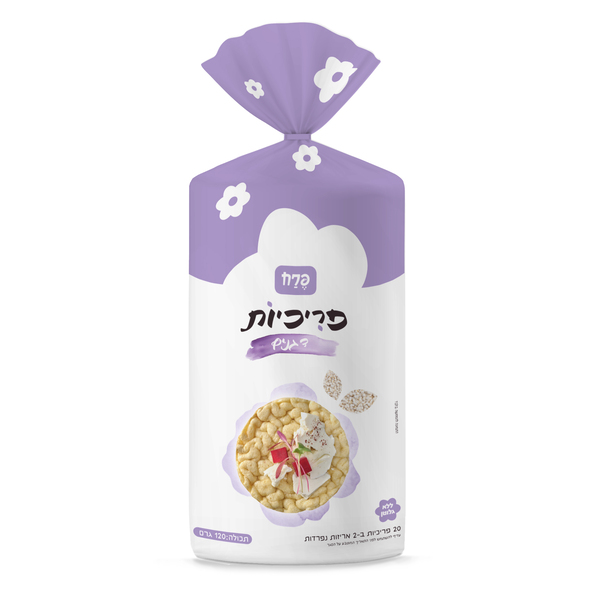 פריכיות דגנים 120 גר פרח סוגת