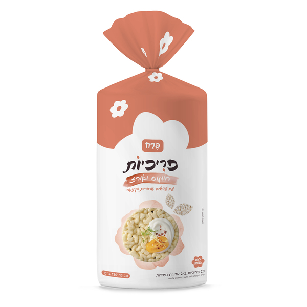 פריכיות חומוס ועדשים 120 גר פרח סוגת