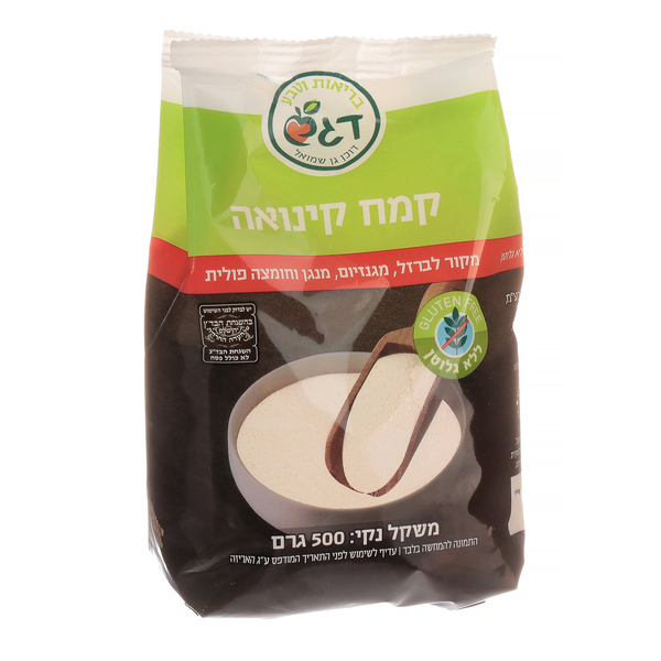 קמח קינואה 500 גרם - מידע תזונתי
