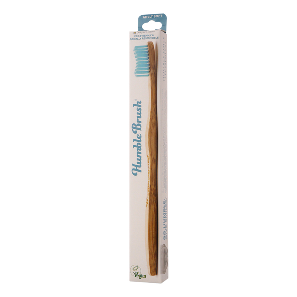 מברשת שיניים למבוגרים, סופט, כחול, Humble brush