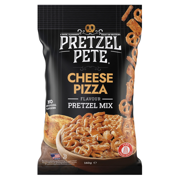 פרצל בייגלה בטעם גבינה פיצה 160 גרם