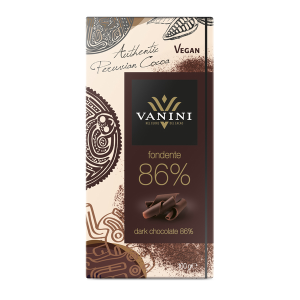 VANINI שוקולד מריר 86% - 100 גר'