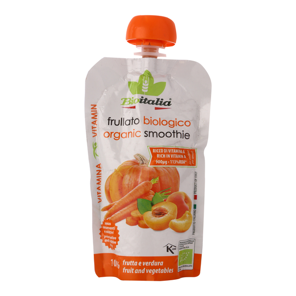 מחית אורגנית גזר משמש ודלעת 120 גרם