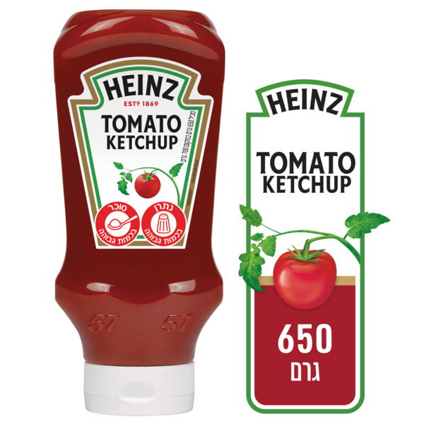קטשופ היינץ 650 גרם