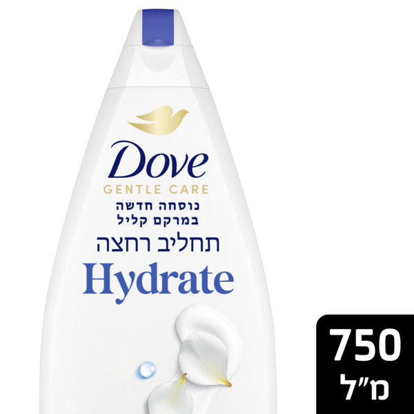 דאב - תחליב רחצה הזנה עדינה 750 מ"ל