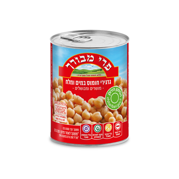 חומוס בד"צ פרי מבורך - מידע תזונתי